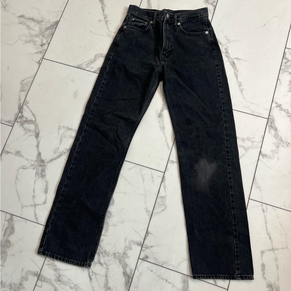 Calvin Klein Black Straight Leg Jeans Timeless Design